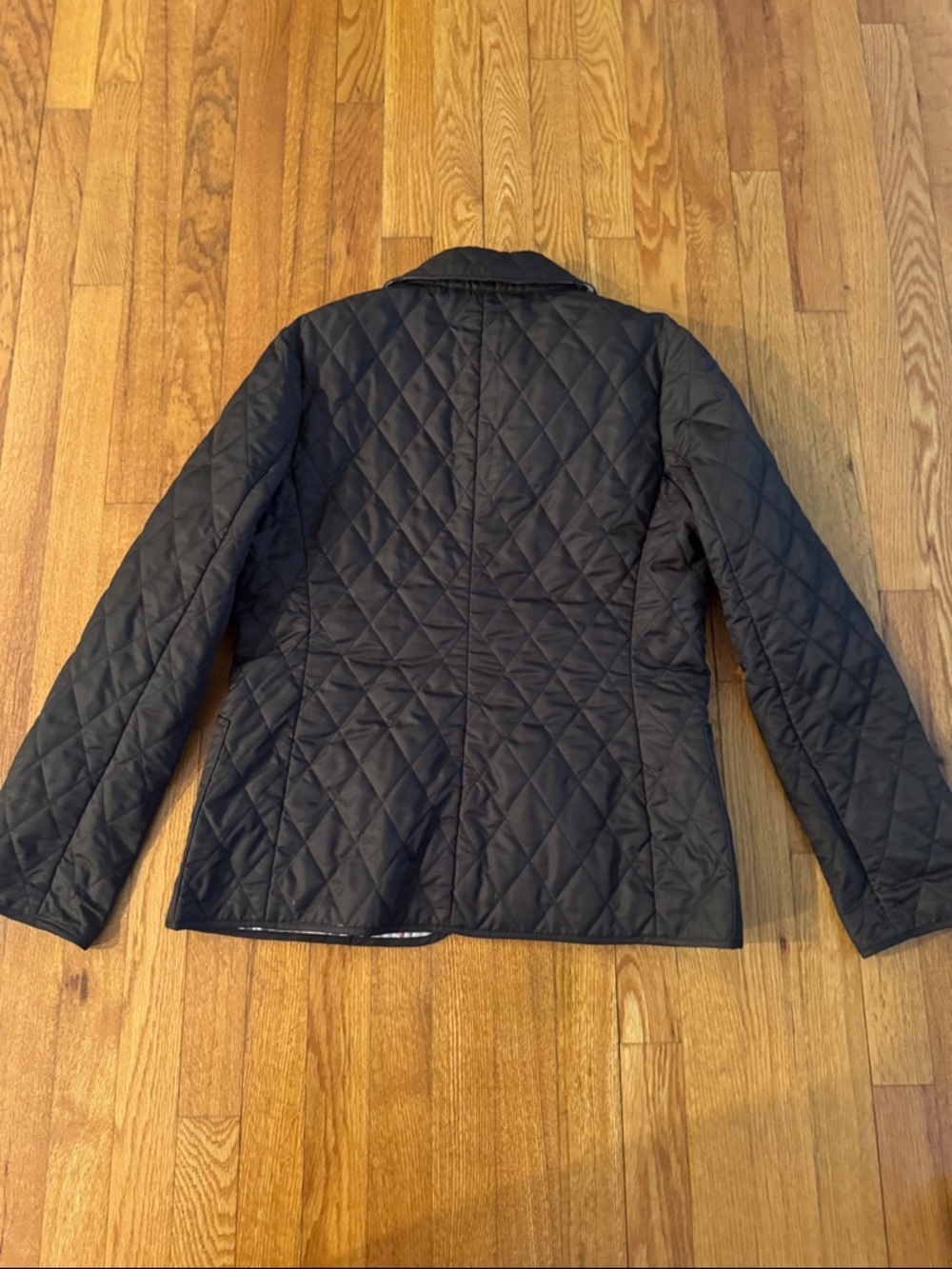 Burberry Women’s Quilted Black Utility Jacket Size Small - Picture 6 of 6
